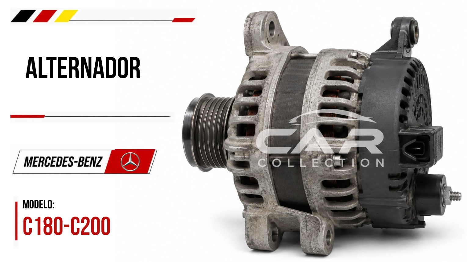 ALTERNADOR MERCEDEZS BENZ C180-200, 2017 #A0009062103
