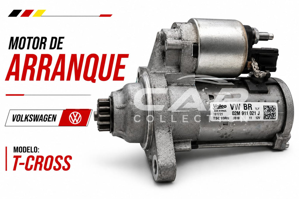 MOTOR DE ARRANQUE, VOLKSWAGUEN, T-CROSS,2021,#02M911021J