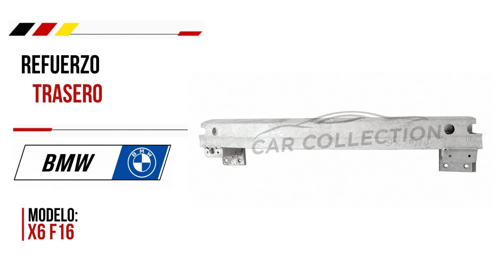 REFUERZO TRASERO,BMW X6 F16, 2014/2019 #733796308