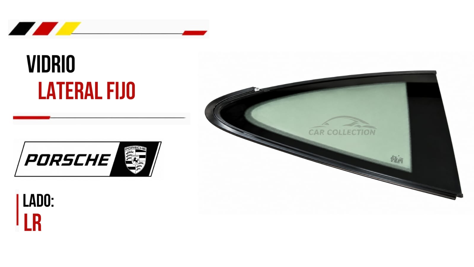 VIDRIO LATERAL FIJO RH, Porsche Cayenne #99154311203