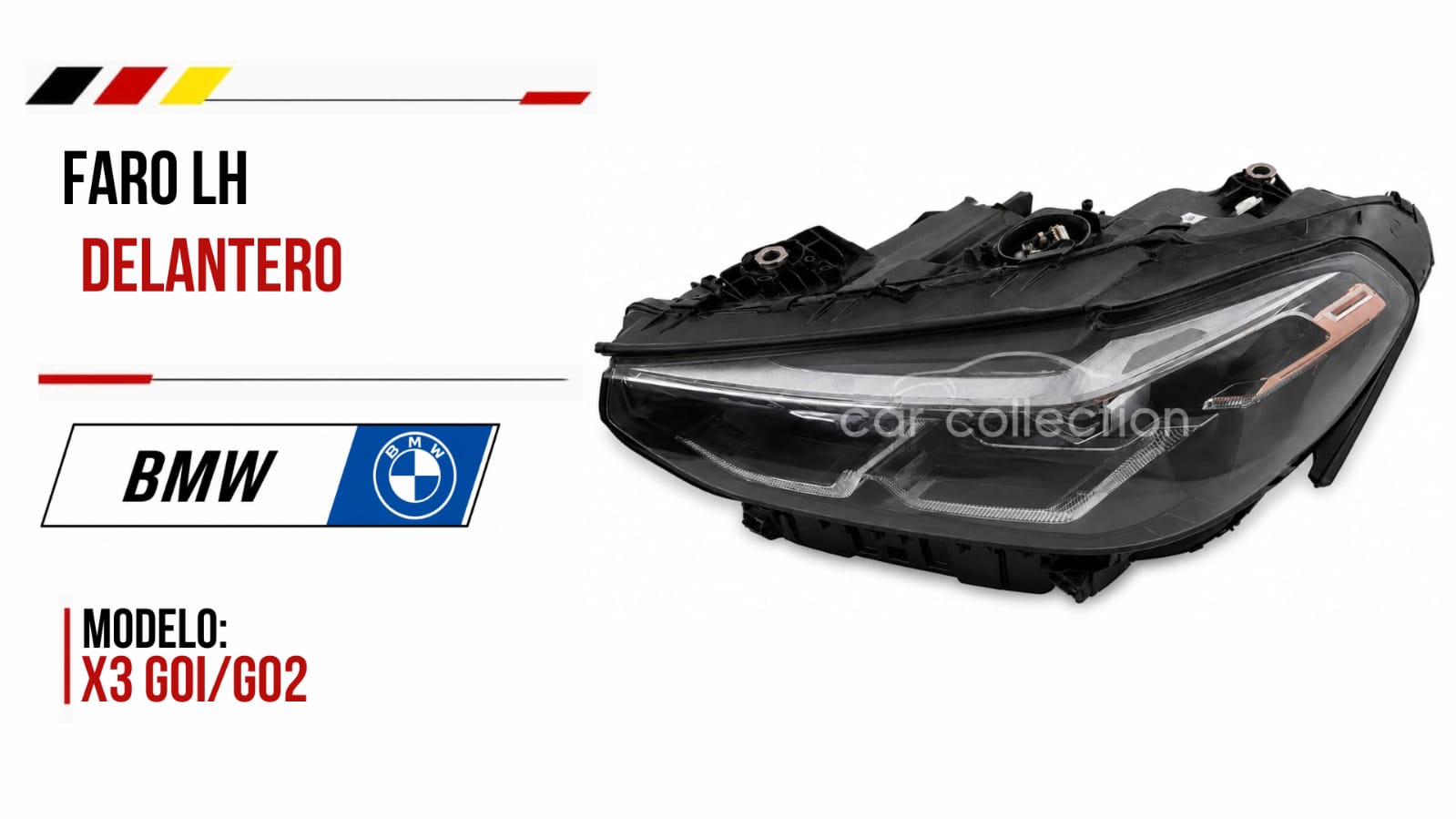 FARO DELANTERO LH, BMW X3 GOI/GO2, 2024 #A95A2920108