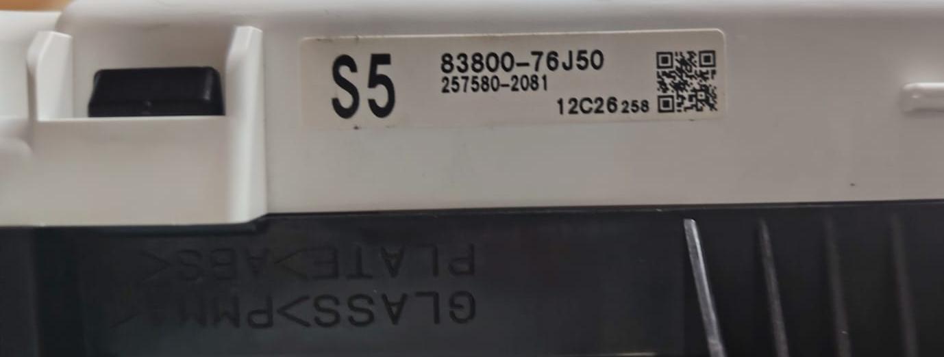 CONJUNTO DE MEDIDOR, COMBINACIÓN LEXUS UX250H, 2020 #83800-76J50