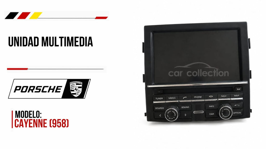 UNIDAD MULTIMEDIA, RADIO PORSCHE CAYENNE 958, 2015/2017 # 6434ABE96XX