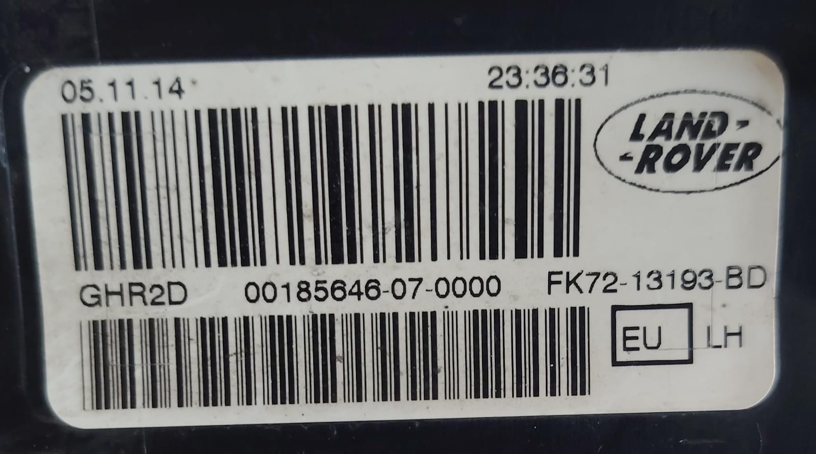 FARO TRASERO LH, LAND ROVER DISCOVERY SPORT (L550), 2015/2019 #FK72-13193BD