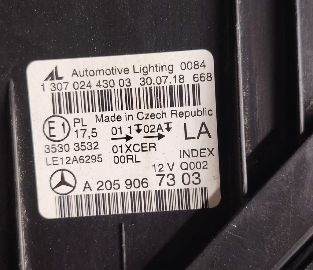 FARO DELANTERO LH, MERCEDES BENZ, C300, 2019 #A205906