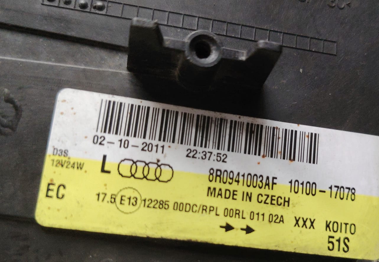 FARO DELANTERO LH, AUDI, Q5, 2011 #8R0941003AF