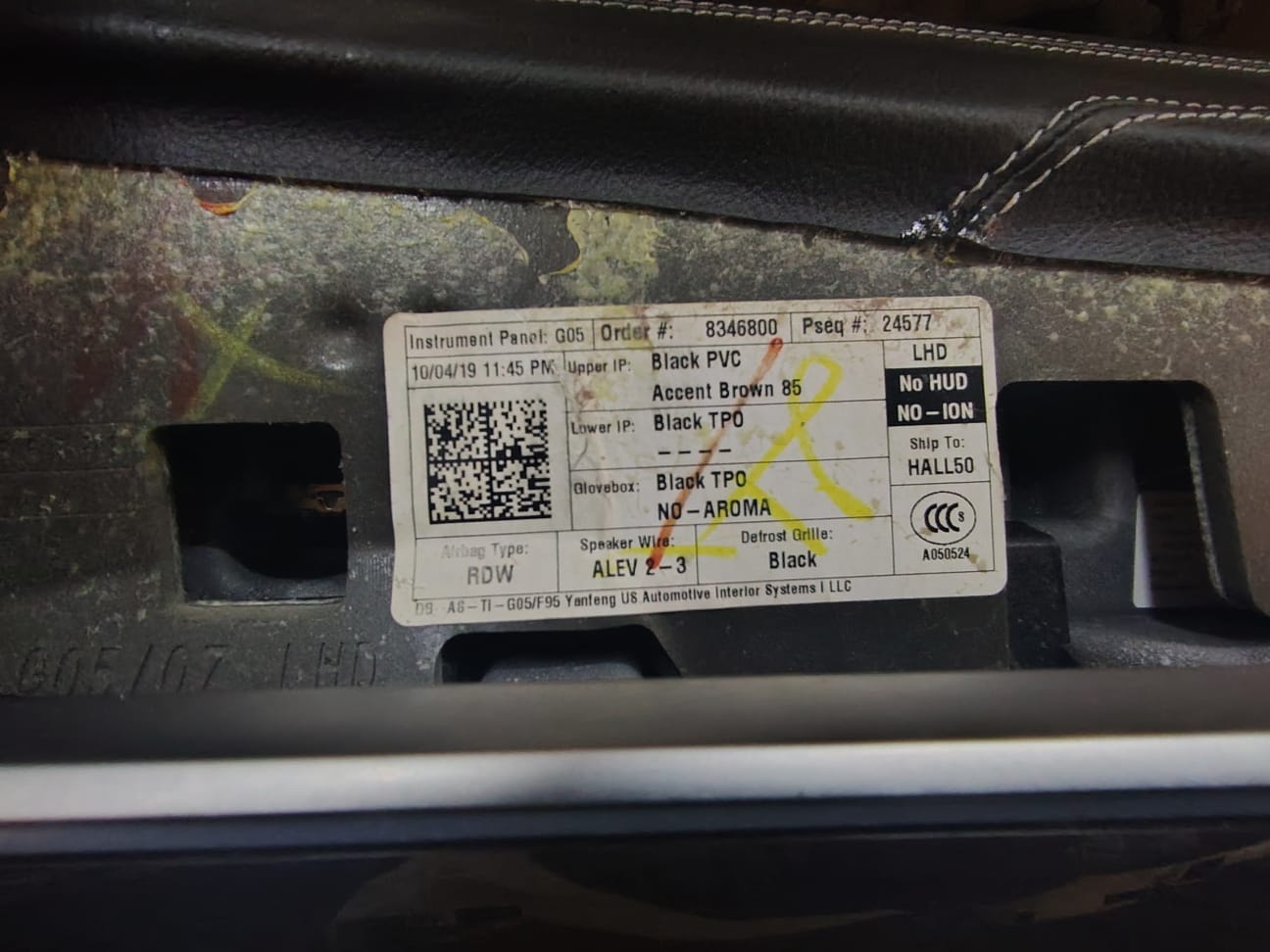 TABLERO DE INSTRUMENTOS, BMW, X5 GO5, 2019,#TL5102858