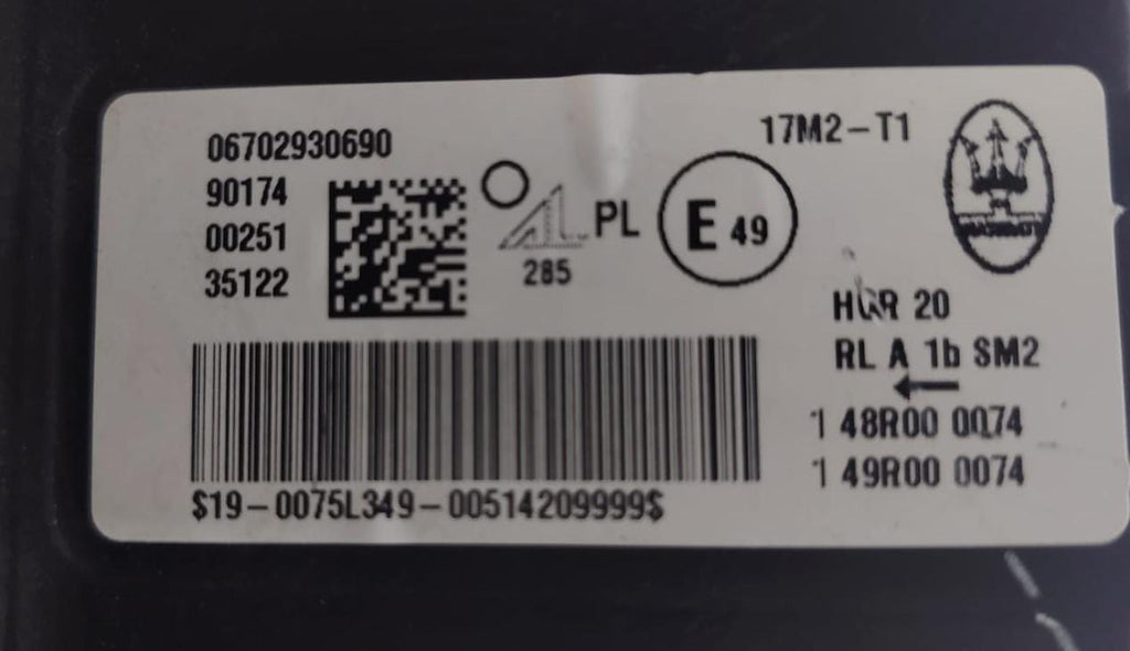 FARO DELANTERO RH, MASERATI, GRECALE, 2020-2024 #06702930690