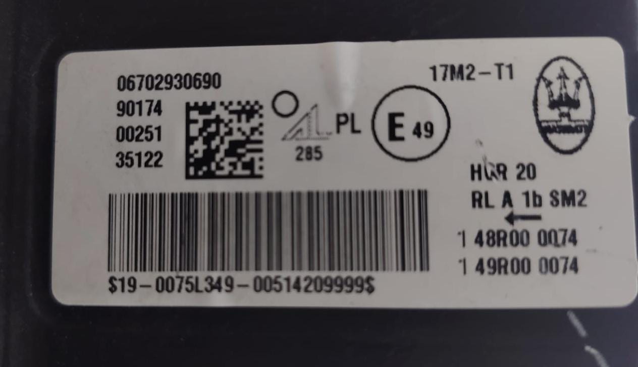 FARO DELANTERO RH, MASERATI, GRECALE, 2020-2024 #06702930690