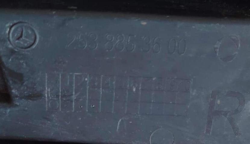 PARRILLA DELANTERA INFERIOR RH, MERCEDES BENZ GLC 253, 2016-2018 #A2538853600