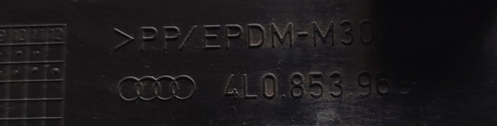 MOLDURA INFERIOR DE PUERTA TRASERA LH, AUDI, Q7, 2010-2015#4L0853969