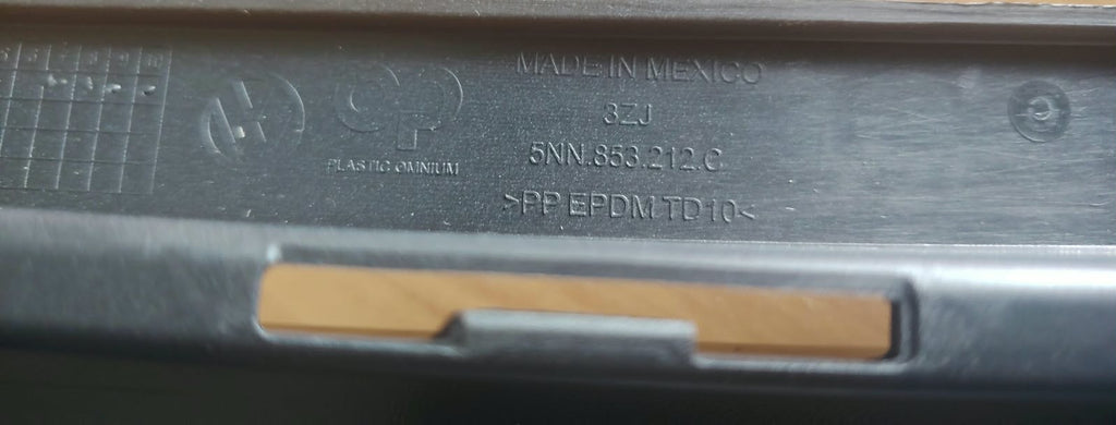 EMBELLECEDOR DE FAROS ANTINIEBLA, VOLKSWAGEN, TIGUAN, 2018-2021 #5NN-853-212-C-GRU